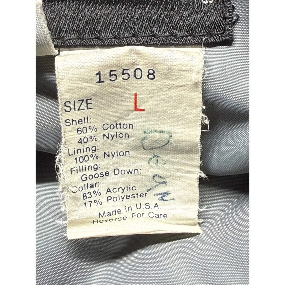 Vintage Browning Down Filled Parka Jacket Fur‎ Collar Mens Large Gray Brown